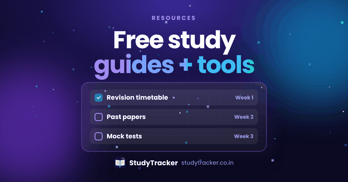 Every study guide, in one place | StudyTracker