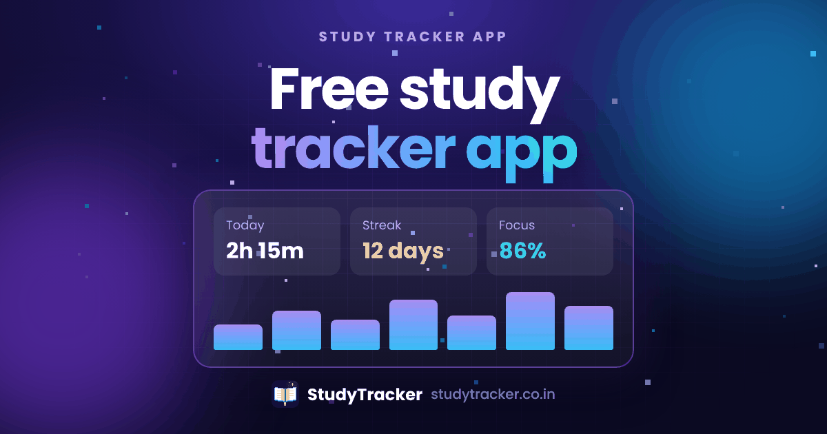 A free study tracker made for real students | StudyTracker